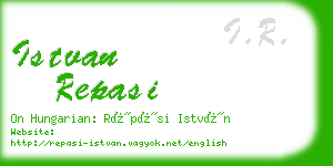 istvan repasi business card